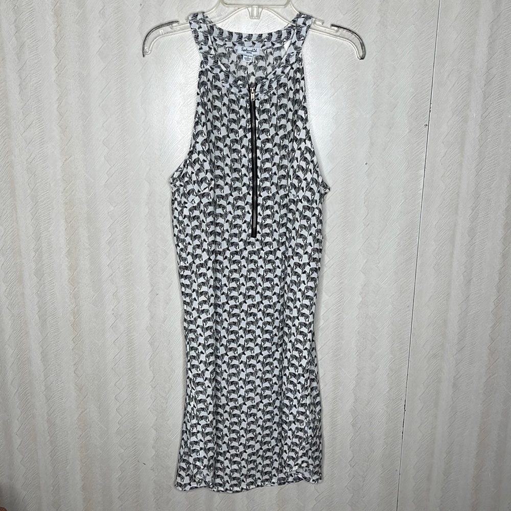 ❤️ 🆕 SPLENDID Zebra print mini Dress Size S - Picture 4 of 7
